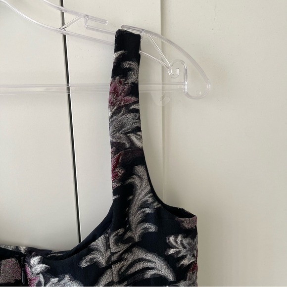 Marchesa Notte Jeweled Damask Cocktail Dress size 12 - Picture 14 of 16